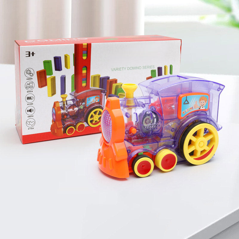 Wooden Domino Train