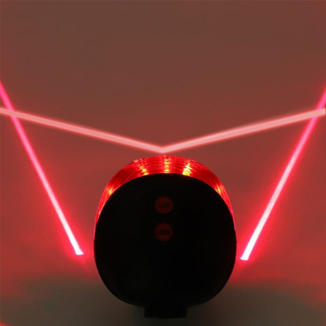 LED Laser Cycling Lights