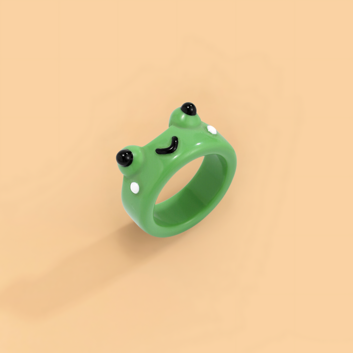 Fun Broadside Frog Ring